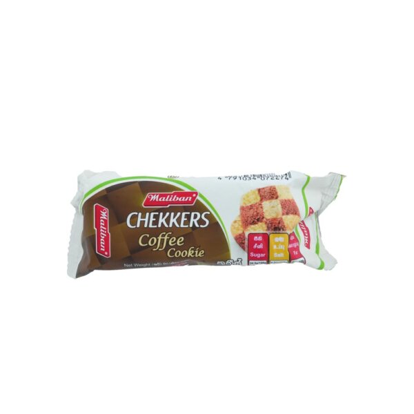 Maliban Checkers Coffee Cookies 90g