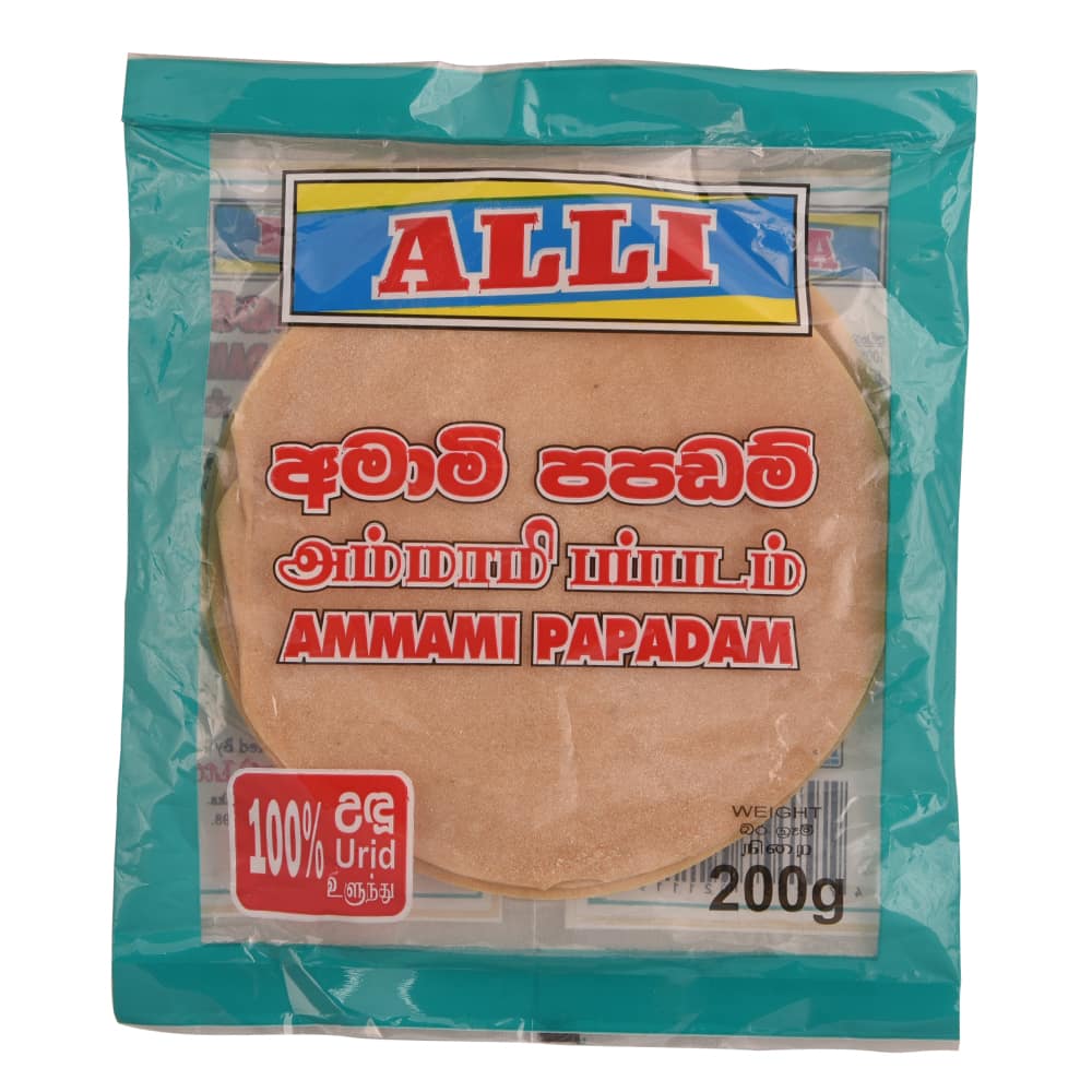 Alli Papadam Amami 200g-min Papadam Amami 200g - Image 1