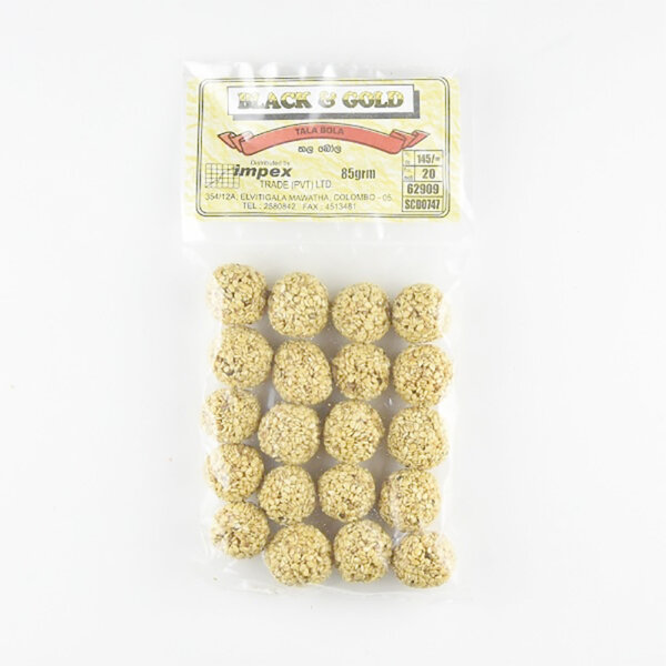 Black And Gold Gingelly Balls 85g