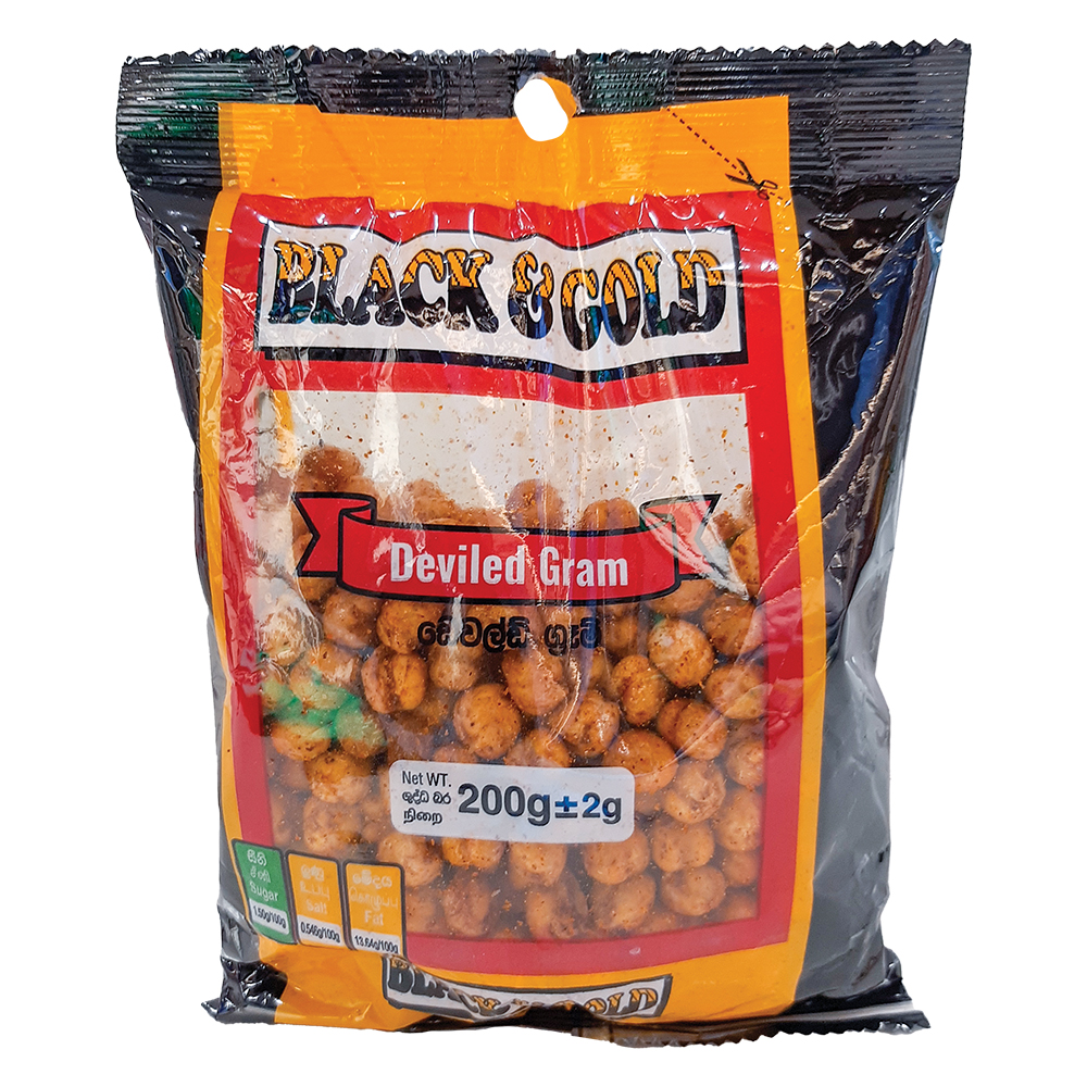 Black & Gold Devilled Gram 200g Devilled Gram 200g - Image 1
