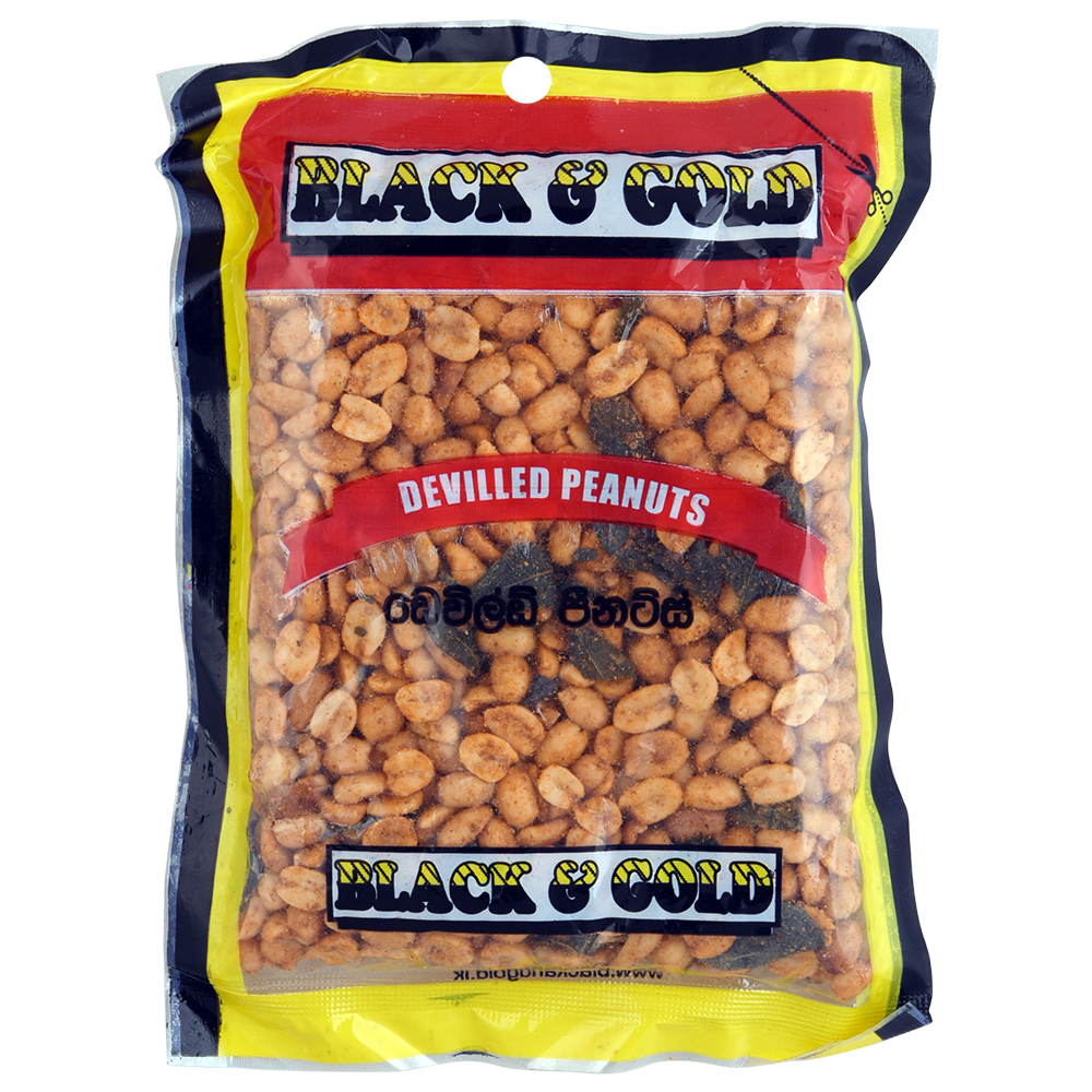 Black & Gold Devilled Peanut 200g Devilled Peanut 200g - Image 1