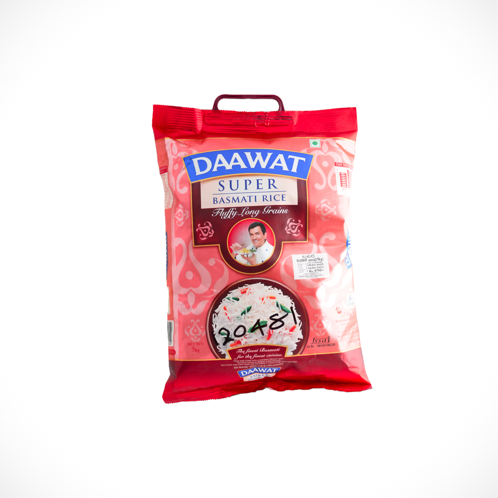 Daawat Rice White Basmathi 1Kg (5U) Daawat Rice White Basmathi 1Kg (5U) - Image 1