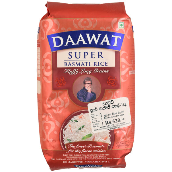 Daawat Super Basmati Rice 1kg