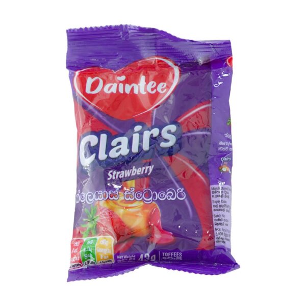 Daintee Clairs Toffee Strawberry 43g