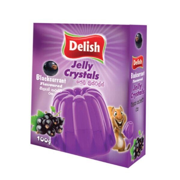 Delish Jelly Blackcurrent 100g