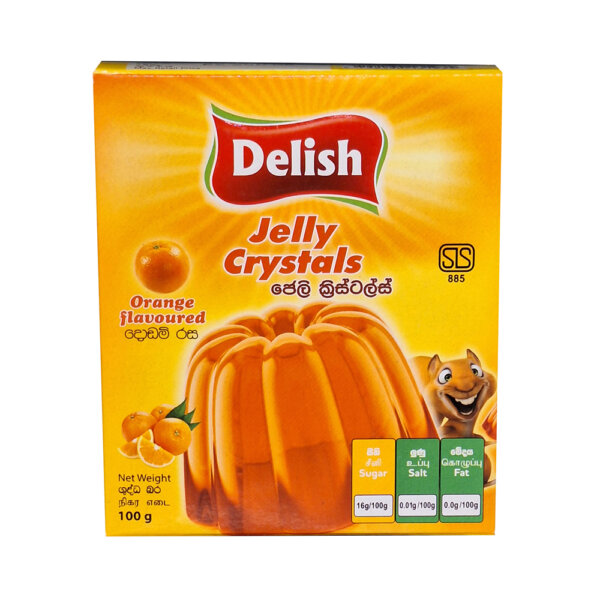 Delish Jelly Orange 100g