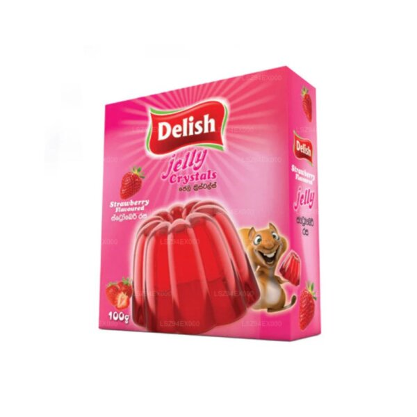 Delish Jelly Strawberry 100g