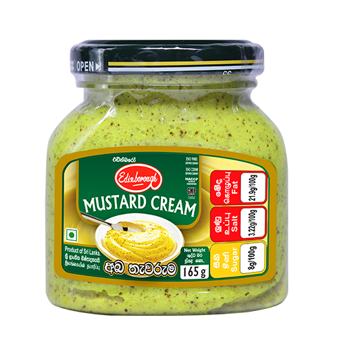 Edinborough Mustard Cream 165g Edinborough Mustard Cream 165g - Image 1