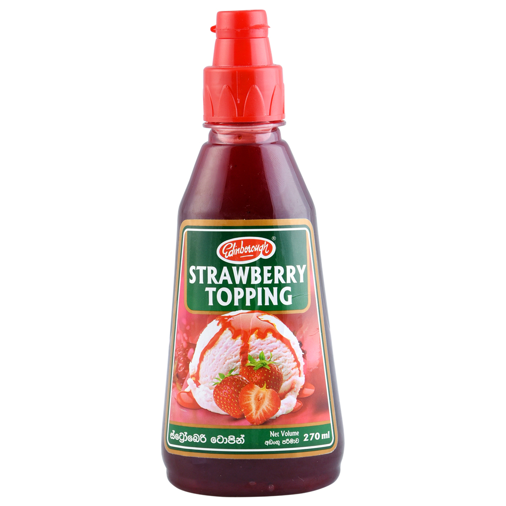 Edinborough Topping Strawberry 270ml Edinborough Topping Strawberry 270ml - Image 1