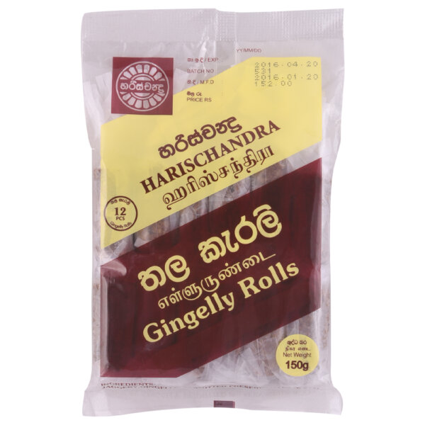 Harischandra Gingelly Rolls 200g 12S