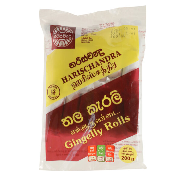 Harischandra Gingelly Rolls 400g 25S