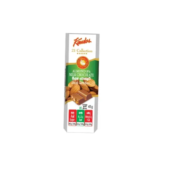 Kandos 21 Collec Almond Chocolate 45g