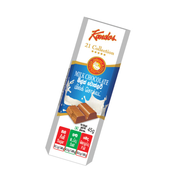Kandos 21 Collection Milk Chocolate 45g