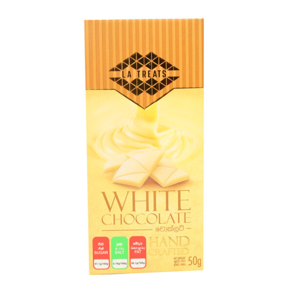 La Treats White Chocolate Slab 55g