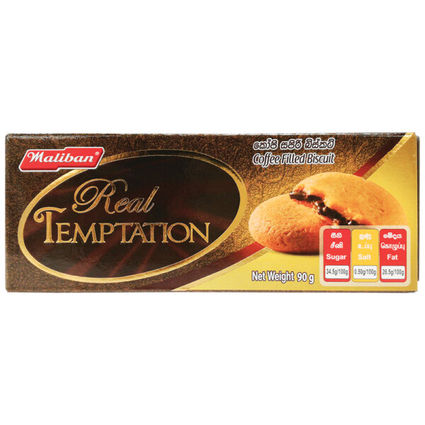 Maliban Real Temptation Coffee Biscuit 90g