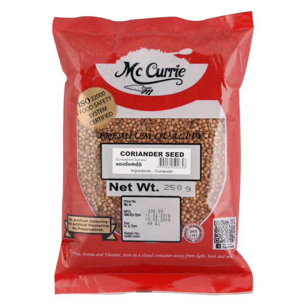 Mccurrie Coriander Seed 250g