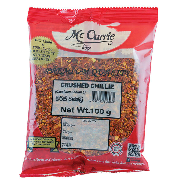 Mccurrie Crushed Chilli 100g