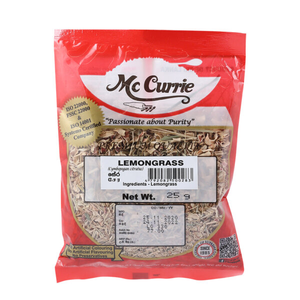 Mccurrie Lemon Grass 25g