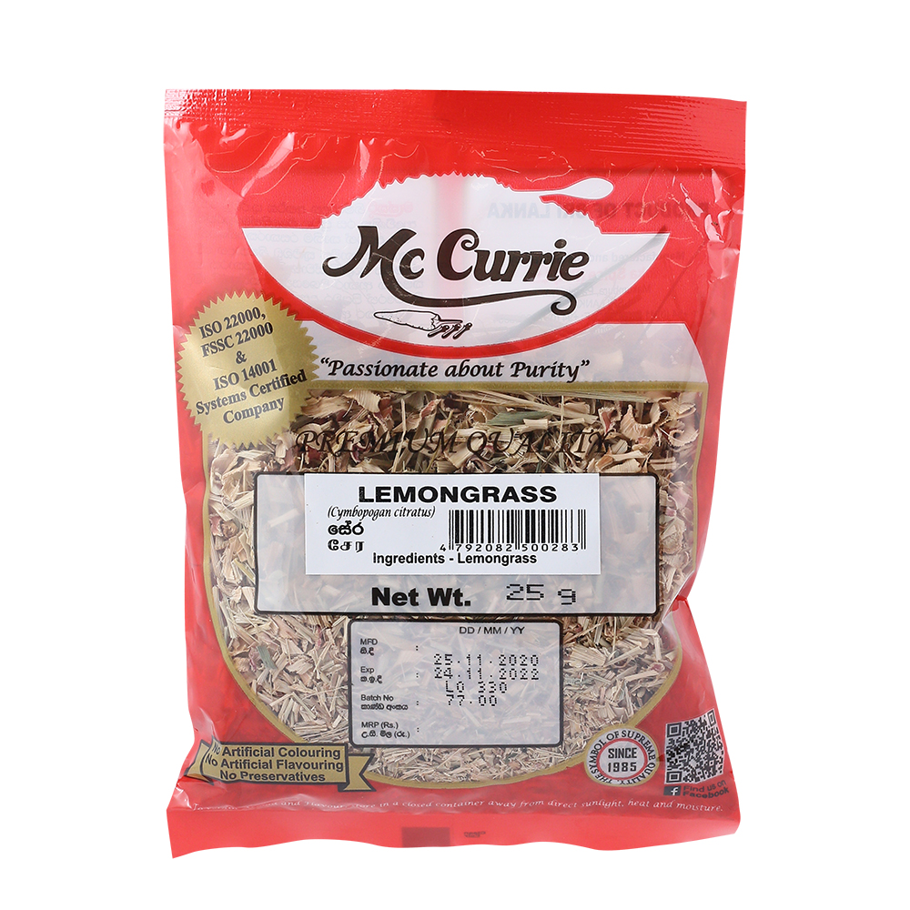 Mccurrie Lemon Grass 25g Mccurrie Lemon Grass 25g - Image 1