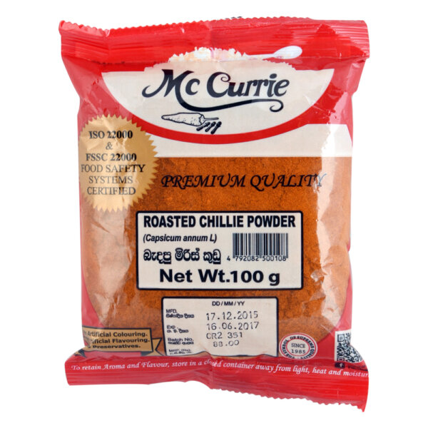 Mccurrie Roasted Chilli Powder 100g