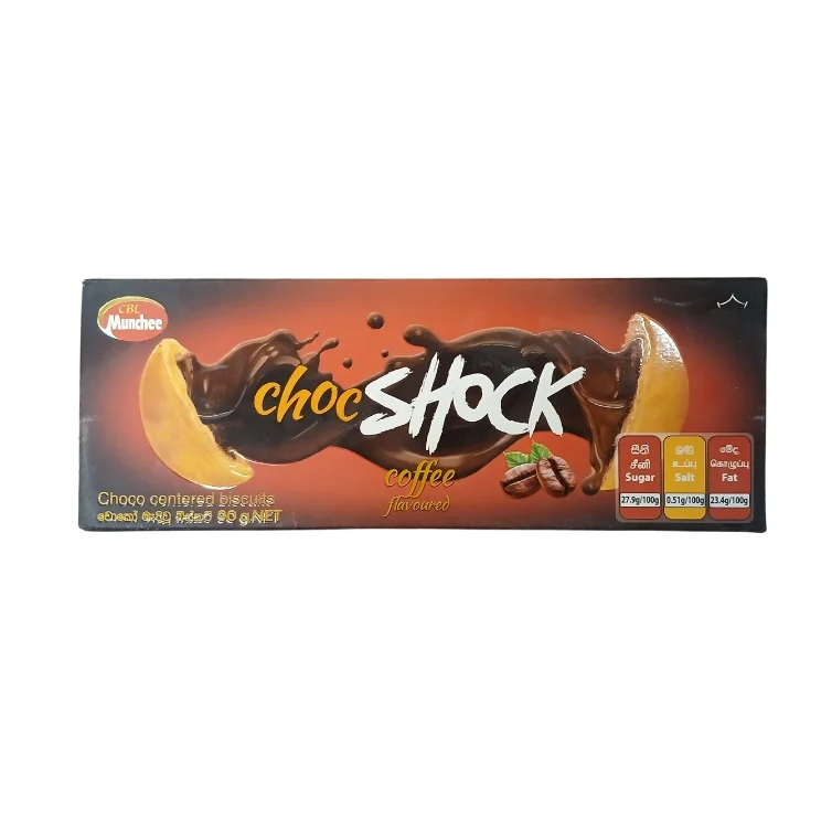 Munchee Choc Shock Coffee Biscuit 90g Munchee Choc Shock Coffee Biscuit 90g - Image 1