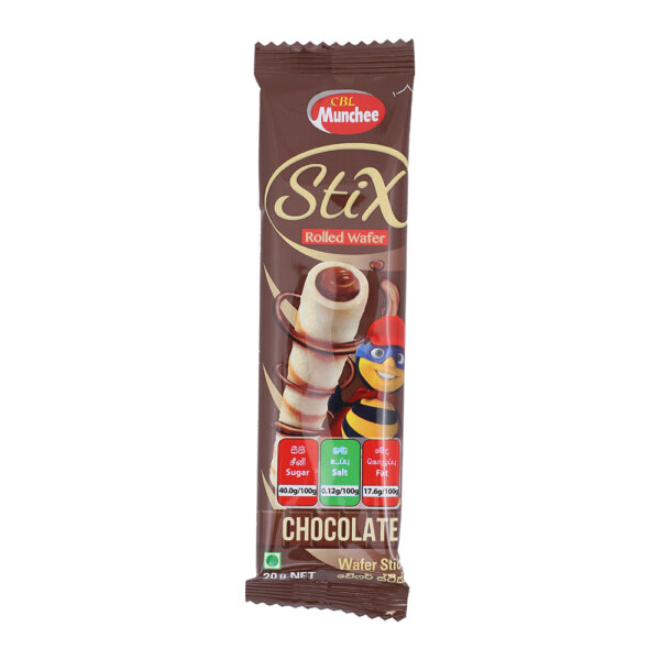 Munchee Stix Chocolate Wafer 20g