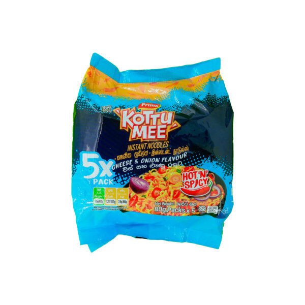 Prima Kottu Mee Cheese & Onion 5 Pack 400g
