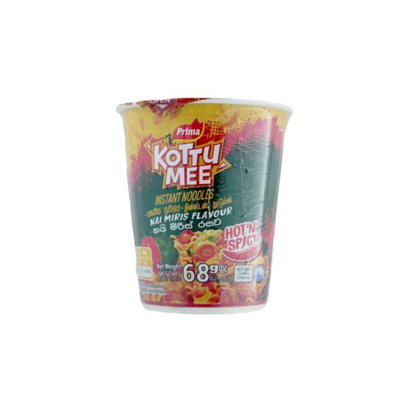 Prima Kottu Mee Cup Noodle Nai Miris 68g