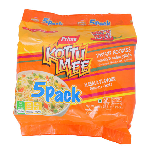 Prima Kottu Mee Masala 5 Pack 390g