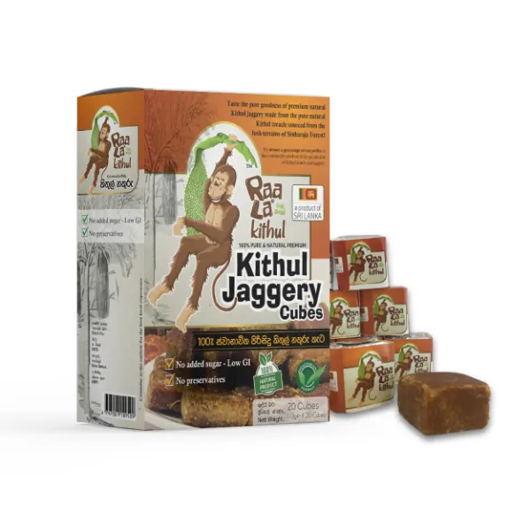 Raala Pure Kithul Jaggery Cubes 260g Raala Pure Kithul Jaggery Cubes 260g - Image 1