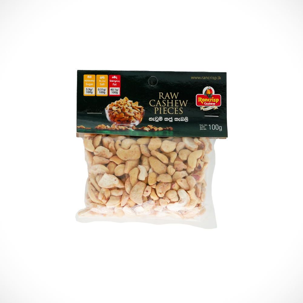 Rancrisp Cashew Pieces Raw 100g Rancrisp Cashew Pieces Raw 100g - Image 1