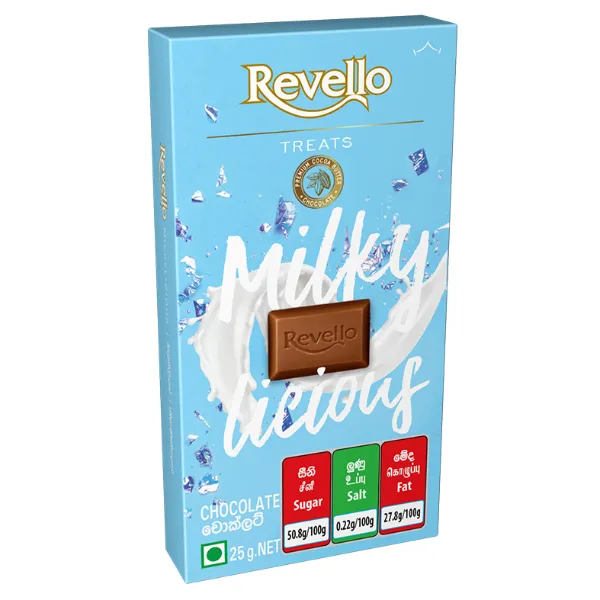 Revello Milk Chocolate 25g Revello Milk Chocolate 25g - Image 1