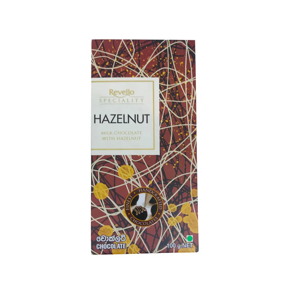 Revello Speciality Chocolate Hazelnut 100G Revello Speciality Chocolate Hazelnut 100g - Image 1