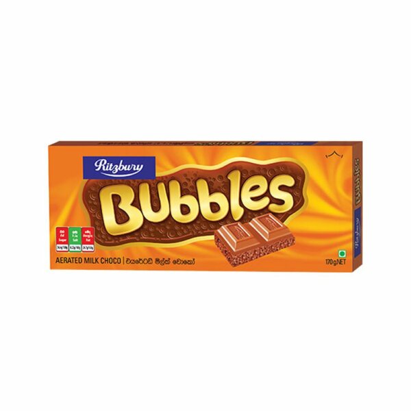 Ritzbury Bubbles Chocolate 170g