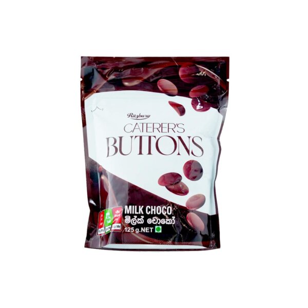 Ritzbury Caterer's Milk Chocolate Buttons 125g