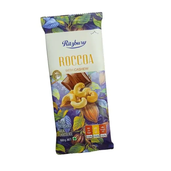 Ritzbury Roccoa Cashew Chocolate 160g