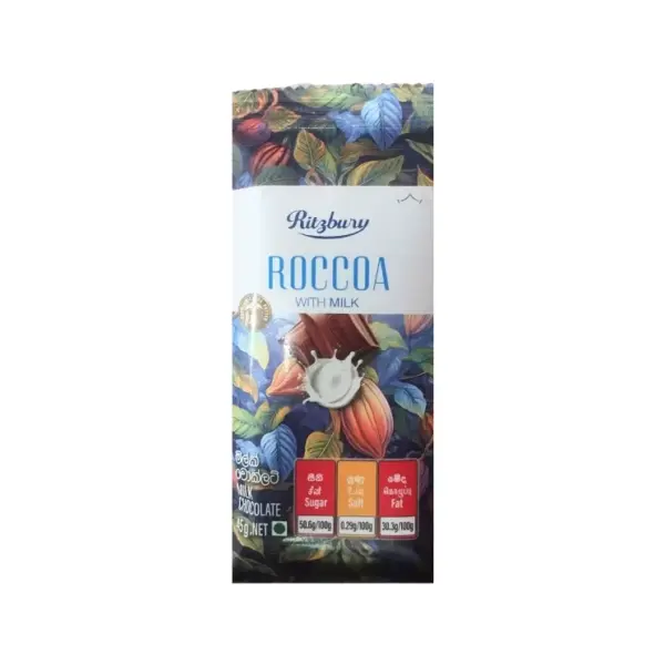 Ritzbury Roccoa Milk Chocolate 45g