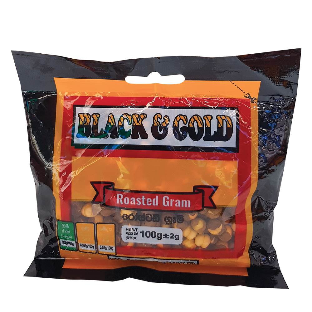 zxz Black & Gold Roasted Gram 100g - Image 1
