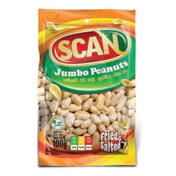 Scan Jumbo Peanuts 100g Scan Jumbo Peanuts 100g - Image 1