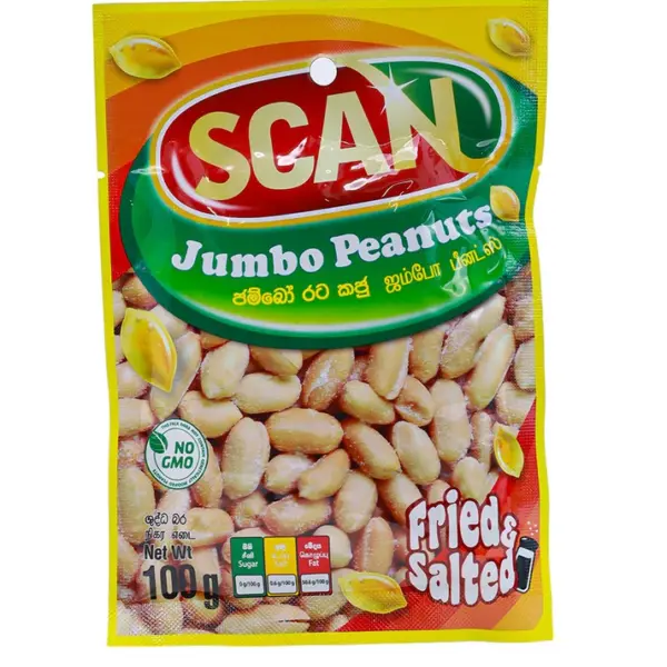 Scan Jumbo Peanuts 100g