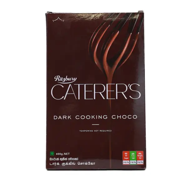 Ritzbury Caterer's Dark Cooking Chocolate 400g