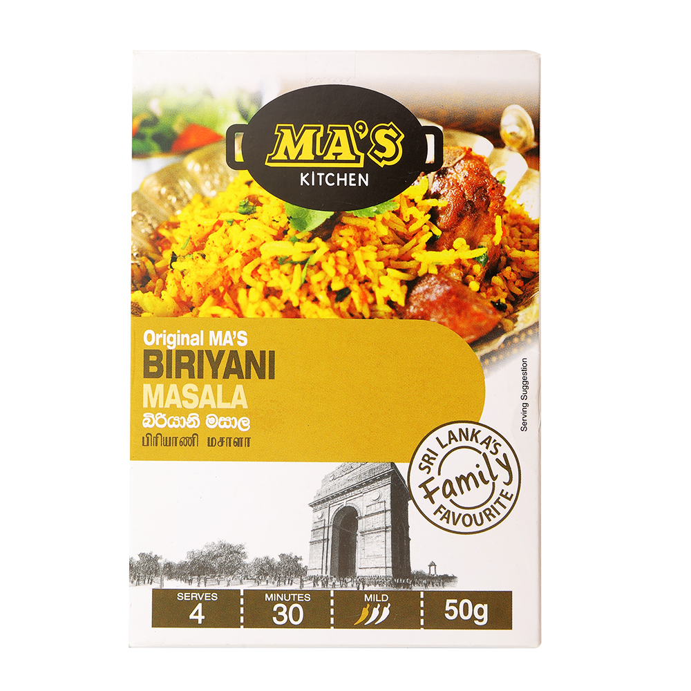 products2FIMP-SPSA4F2Fimages2F1770096986717_Mas20Biriyani20Masala20Mix2050g-1.jpg Ma's Biriyani Masala Mix 50g - Image 1