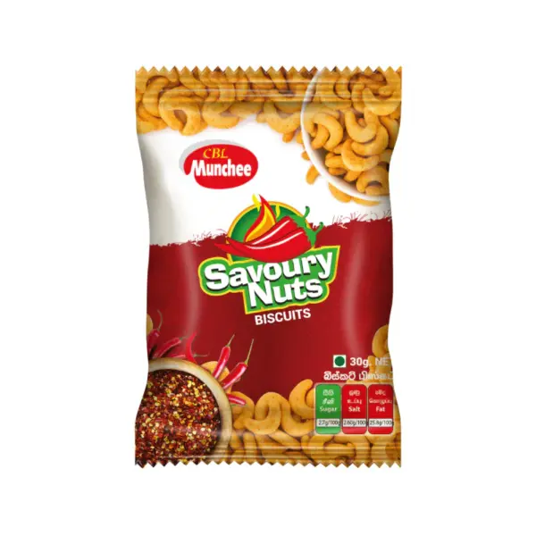 Munchee Savoury Nuts Biscuit 30g