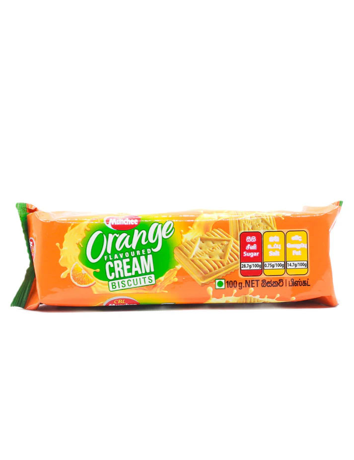 products2FIMP-V0P4QU2Fimages2F1769844342451_Munchee20Orange20Cream20Biscuit20100g-1.webp Munchee Orange Cream Biscuit 100g - Image 1