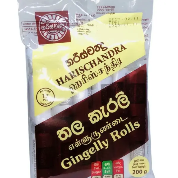 Harischandra Gingelly Rolls 200g