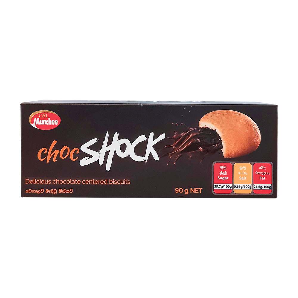 Munchee Choc Shock Biscuit 90g
