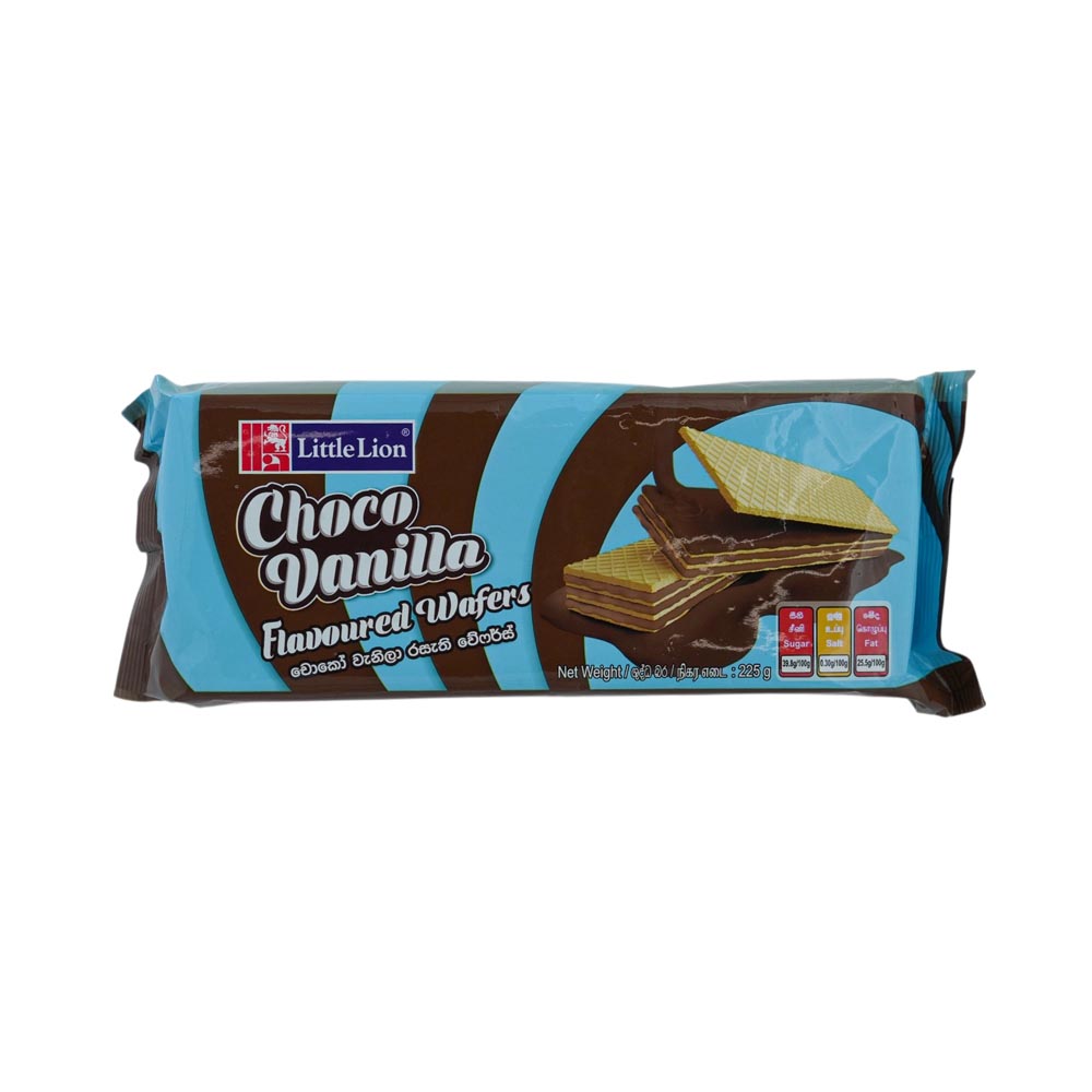 Little Lion Chocolate & Vanilla Wafer 225g