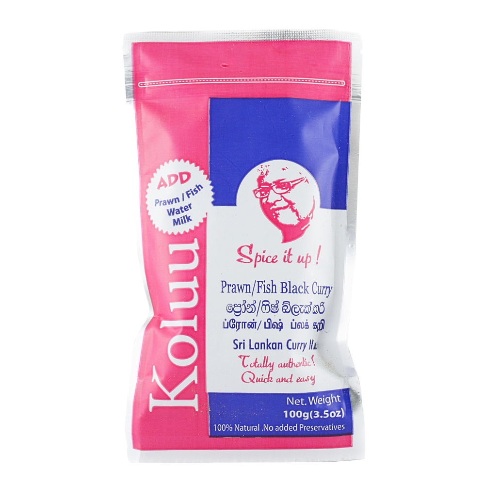 Koluu Prawn/Fish Black Curry Mix 100g
