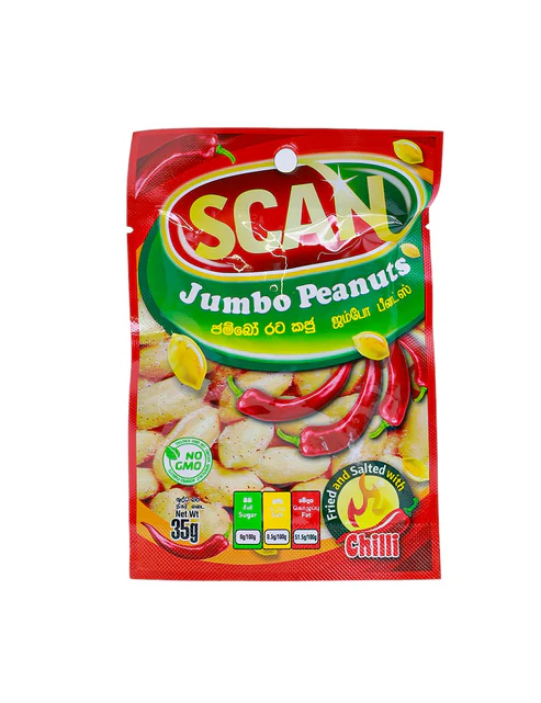 Scan Jumbo Peanuts Chilli 35g