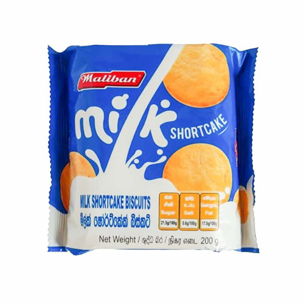 Maliban Milk Short Cake Biscuit 200g